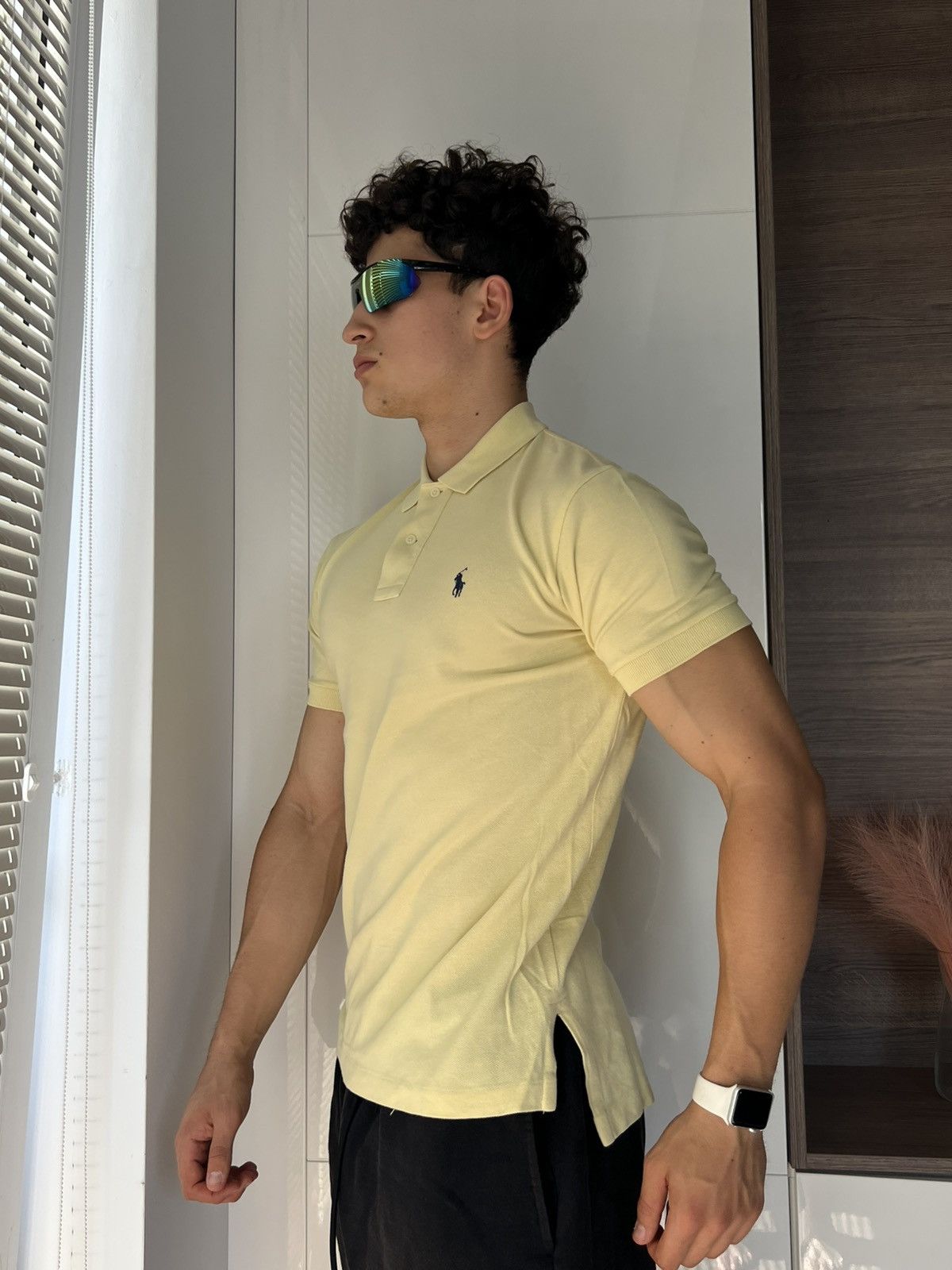 Designer × Polo Ralph Lauren ‼️Vintage Polo Ralph Lauren RRL Yellow Archival Casual Polo‼️ Size US S / EU 44-46 / 1 - 19 Thumbnail