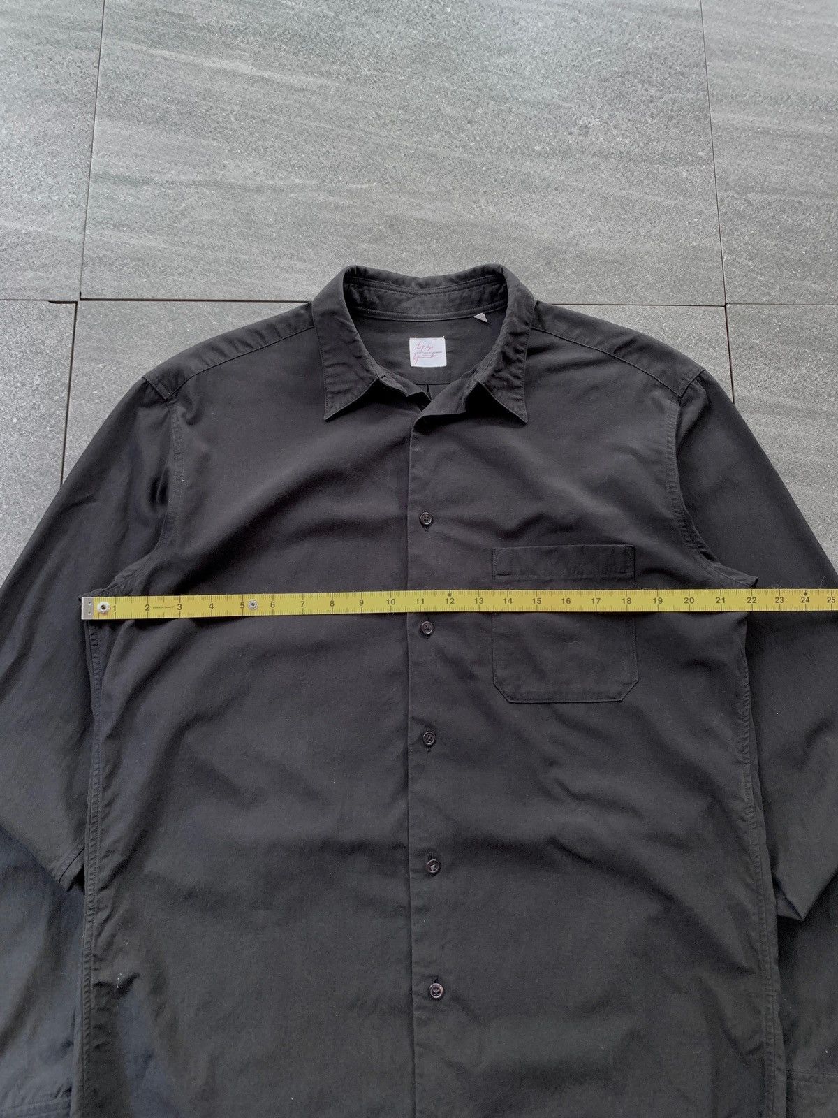 Yohji Yamamoto FREE TAX! Costume D'Homme Black Ls Shirt Size US M / EU 48-50 / 2 - 8 Thumbnail