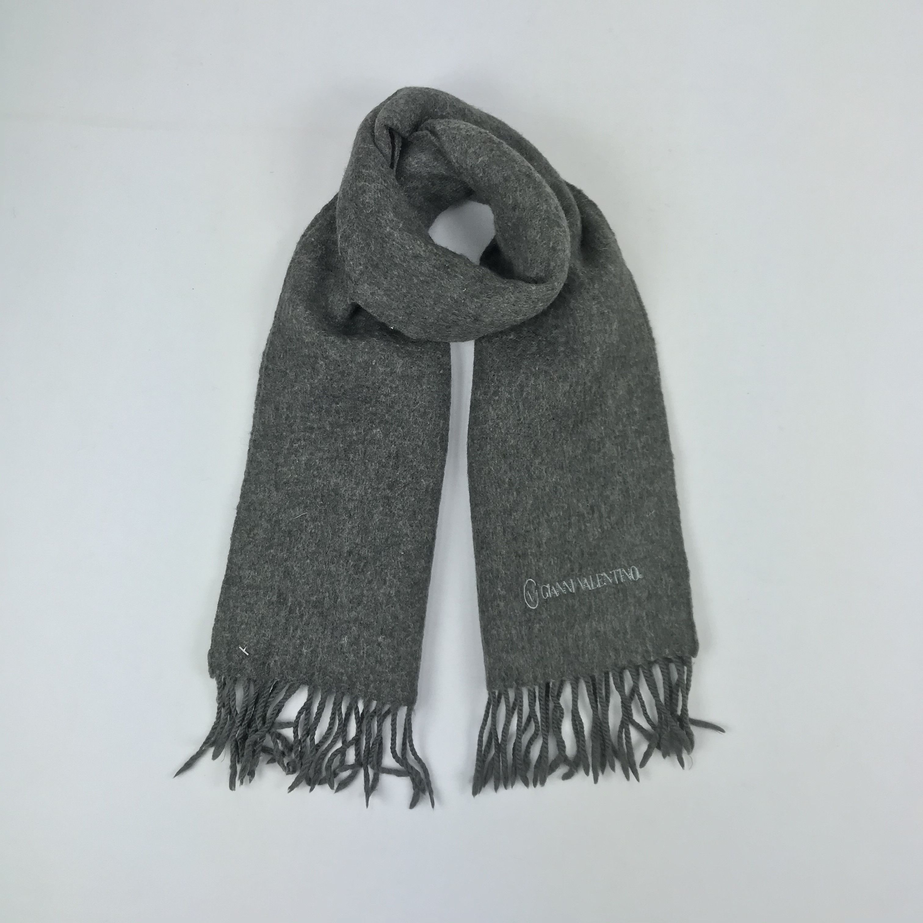 Valentino Vintage Gianni Valentino Scarf Muffler Wool Cashmere Scarves Size ONE SIZE - 1 Thumbnail