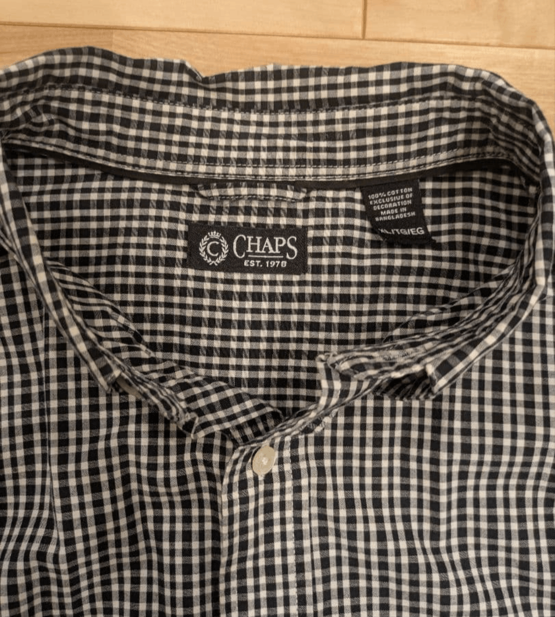 Chaps Ralph Lauren Excellent Condition CHAPS Gingham Check Long Sleeve Shirt Size US XL / EU 56 / 4 - 9 Thumbnail