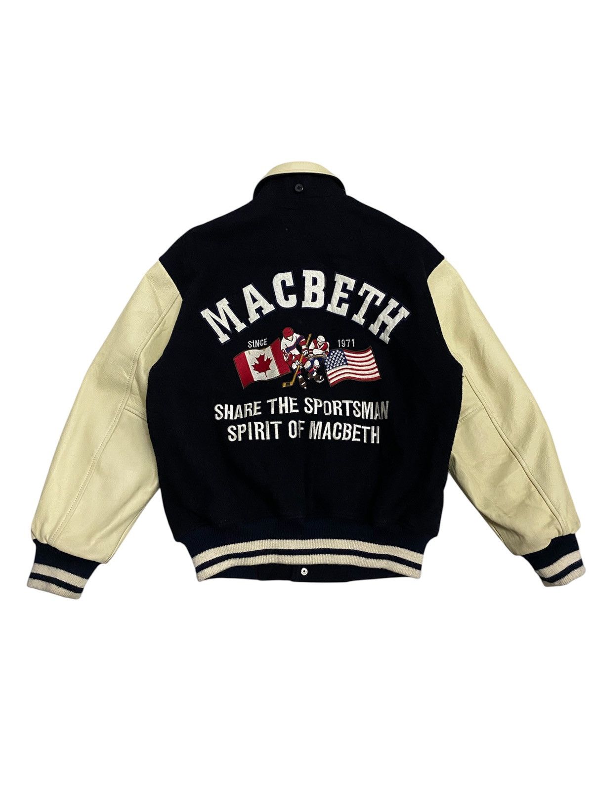 Macbeth Vintage Macbeth Sports Man Varsity Jacket Size US M / EU 48-50 / 2 - 2 Thumbnail