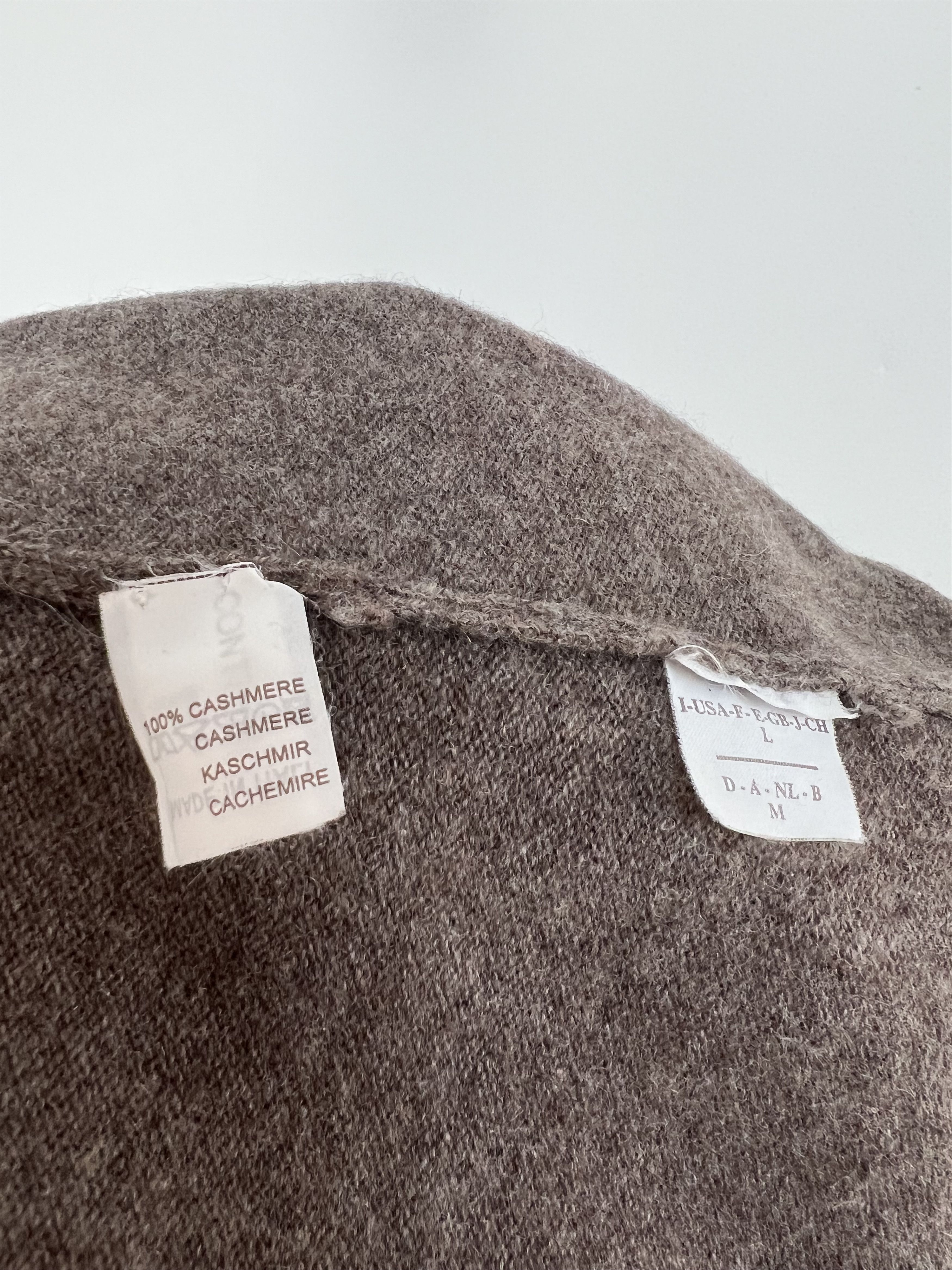 Brunello Cucinelli Brunello Cucinelli Brown 100% Cashmere Tank Top Blouse Size M / US 6-8 / IT 42-44 - 13 Thumbnail
