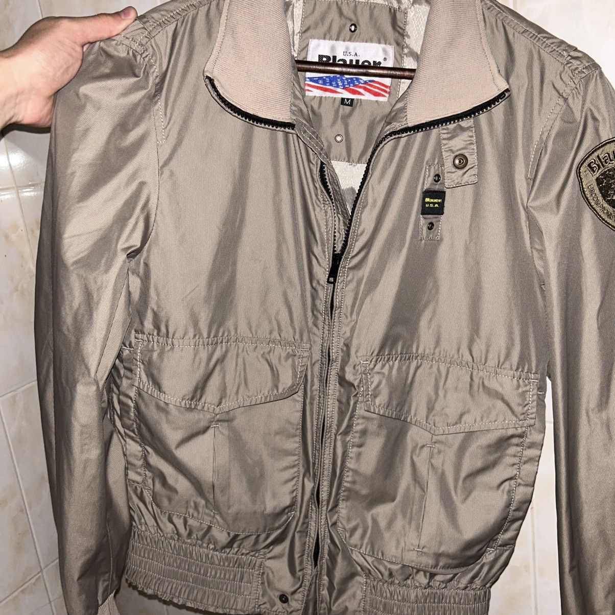 Other Vintage Blauer USA Lightweight Tactical Jacket in Taupe Size US M / EU 48-50 / 2 - 2 Thumbnail