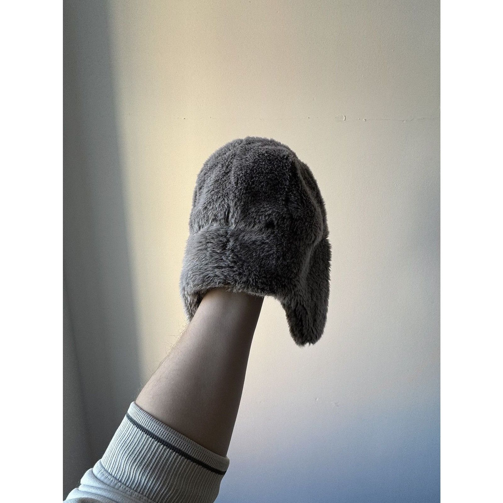 Japanese Brand × Vintage Vintage Y2K Fuzzy Fur Ushanka Hat Japanese style Size ONE SIZE - 3 Thumbnail