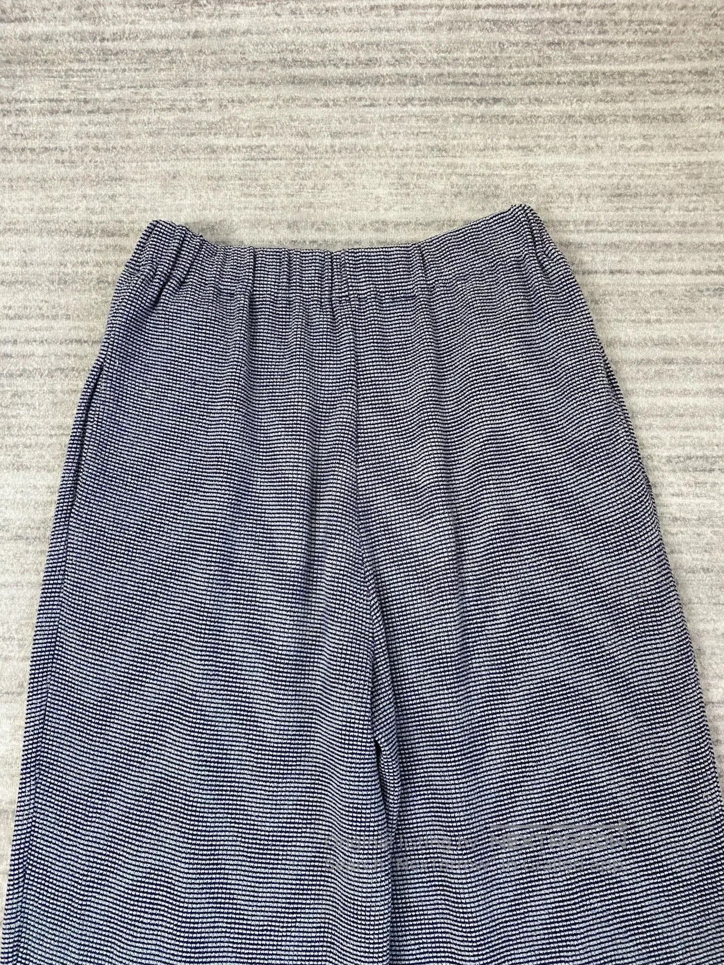ISA BOULDER Striped High-Waisted Wide Leg Trousers. Size 22" - 5 Thumbnail