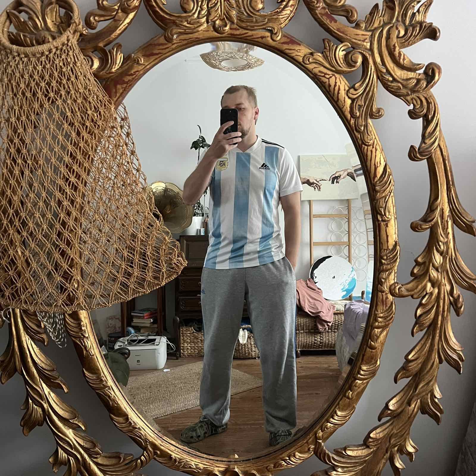 Adidas Adidas Argentina 2018 Home Soccer Jersey Football Shirt Sz S Size US M / EU 48-50 / 2 - 4 Thumbnail