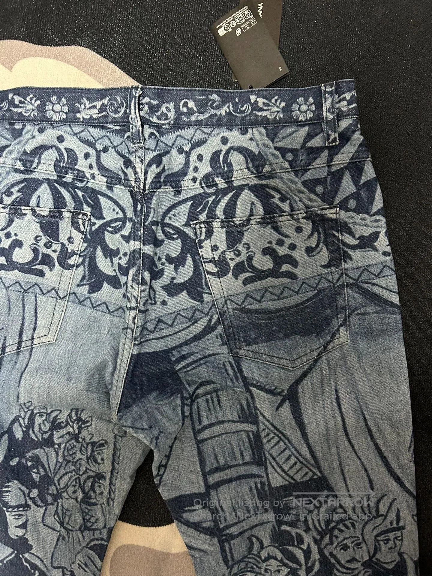 Dolce & Gabbana Dolce Gabbana Graphic Denim Pants. Size US 32 / EU 48 - 5 Thumbnail
