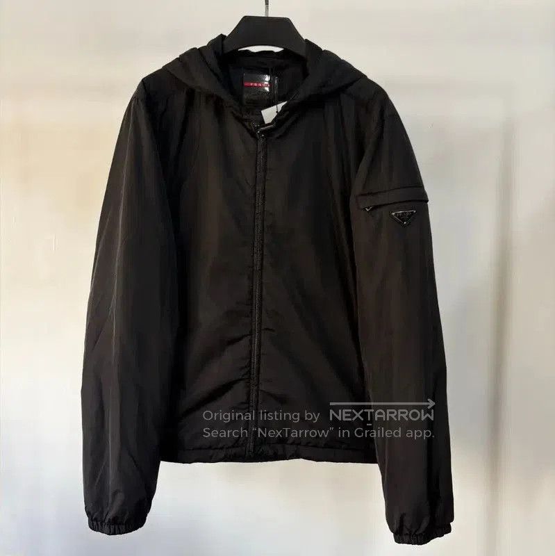 Prada Prada Black Lightweight Men's Outerwear Jacket. Size US L / EU 52-54 / 3 - 1 Thumbnail