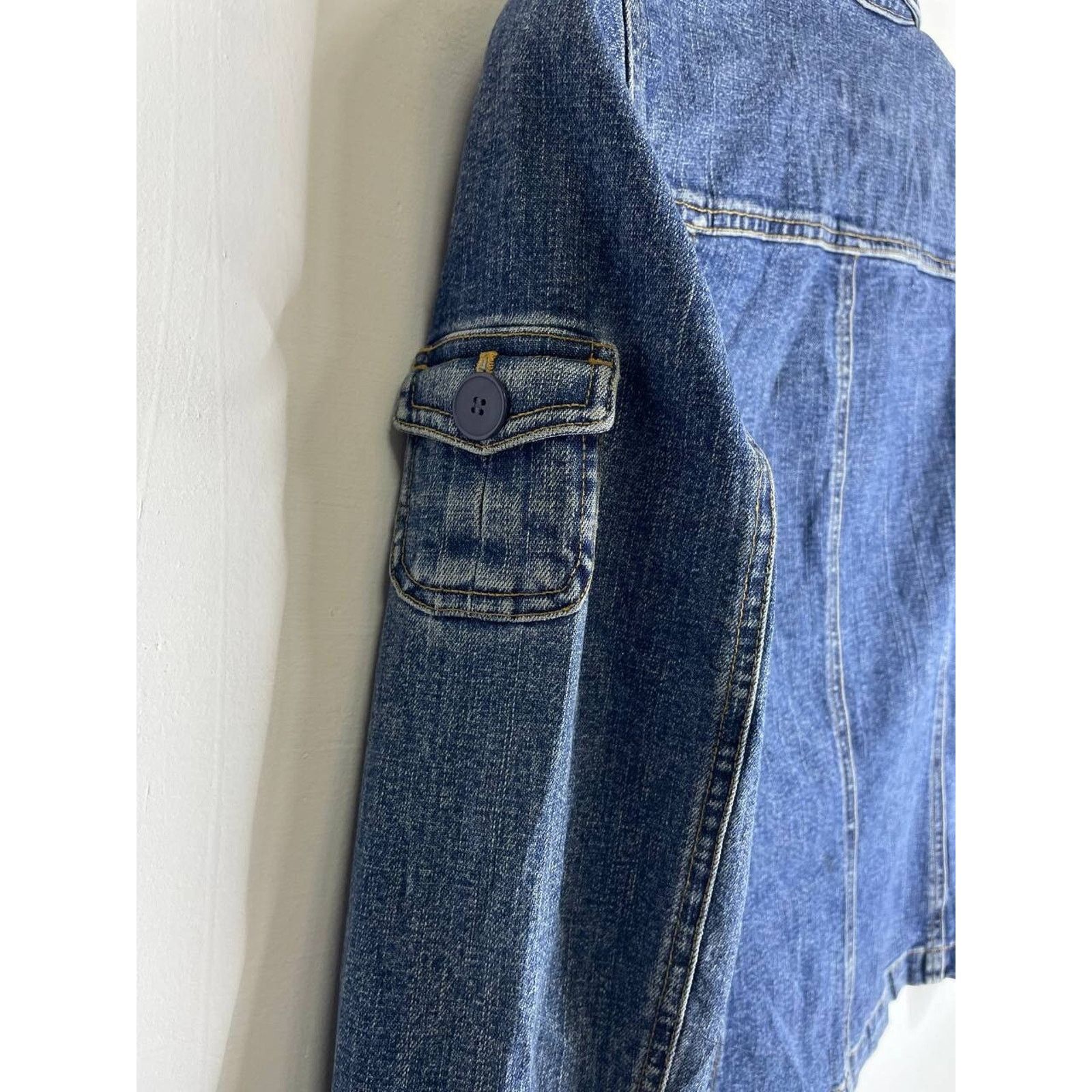 If Six Was Nine × Japanese Brand × Jones New York Vintage Japanese Reworked Ifsixwasnine Style Denim Jacket Size S / US 4 / IT 40 - 7 Thumbnail