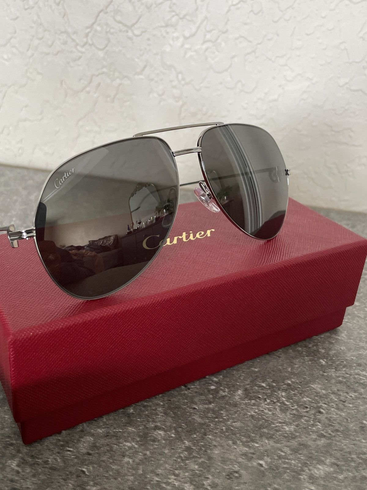 Cartier CT0110S Metal Aviators Size ONE SIZE - 2 Thumbnail