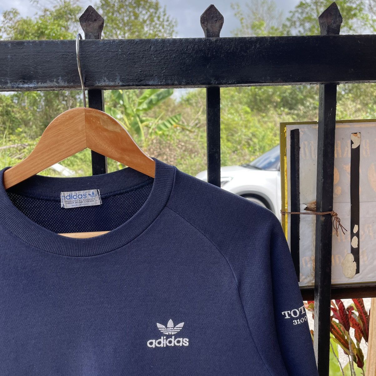 Adidas 🔥Vintage 90s Adidas Embroidered Small Logo Sweatshirts Size US S / EU 44-46 / 1 - 5 Thumbnail