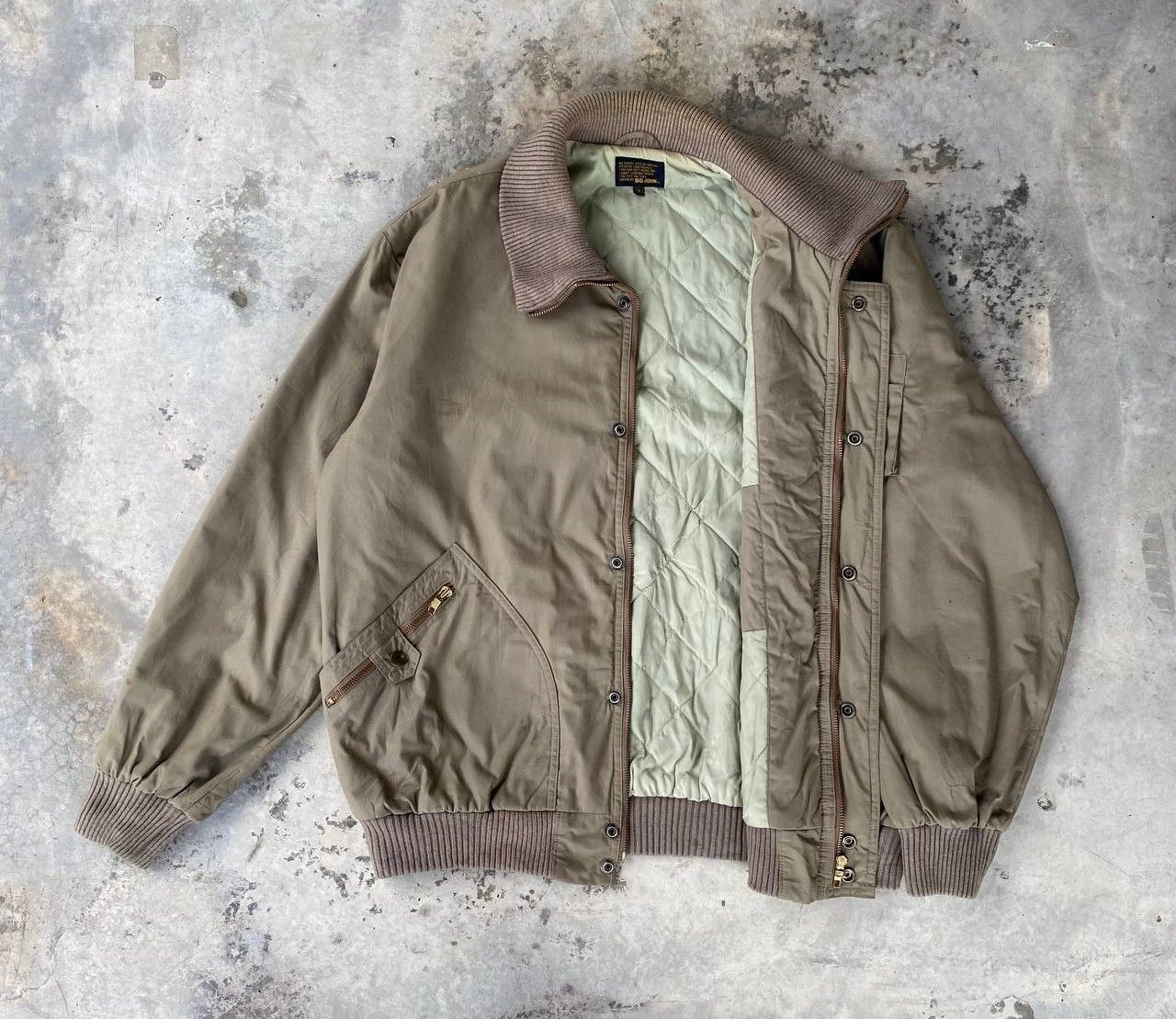 Big John VINTAGE 90S BIG JOHN BOMBER JACKET Size US XXL / EU 58 / 5 - 10 Thumbnail