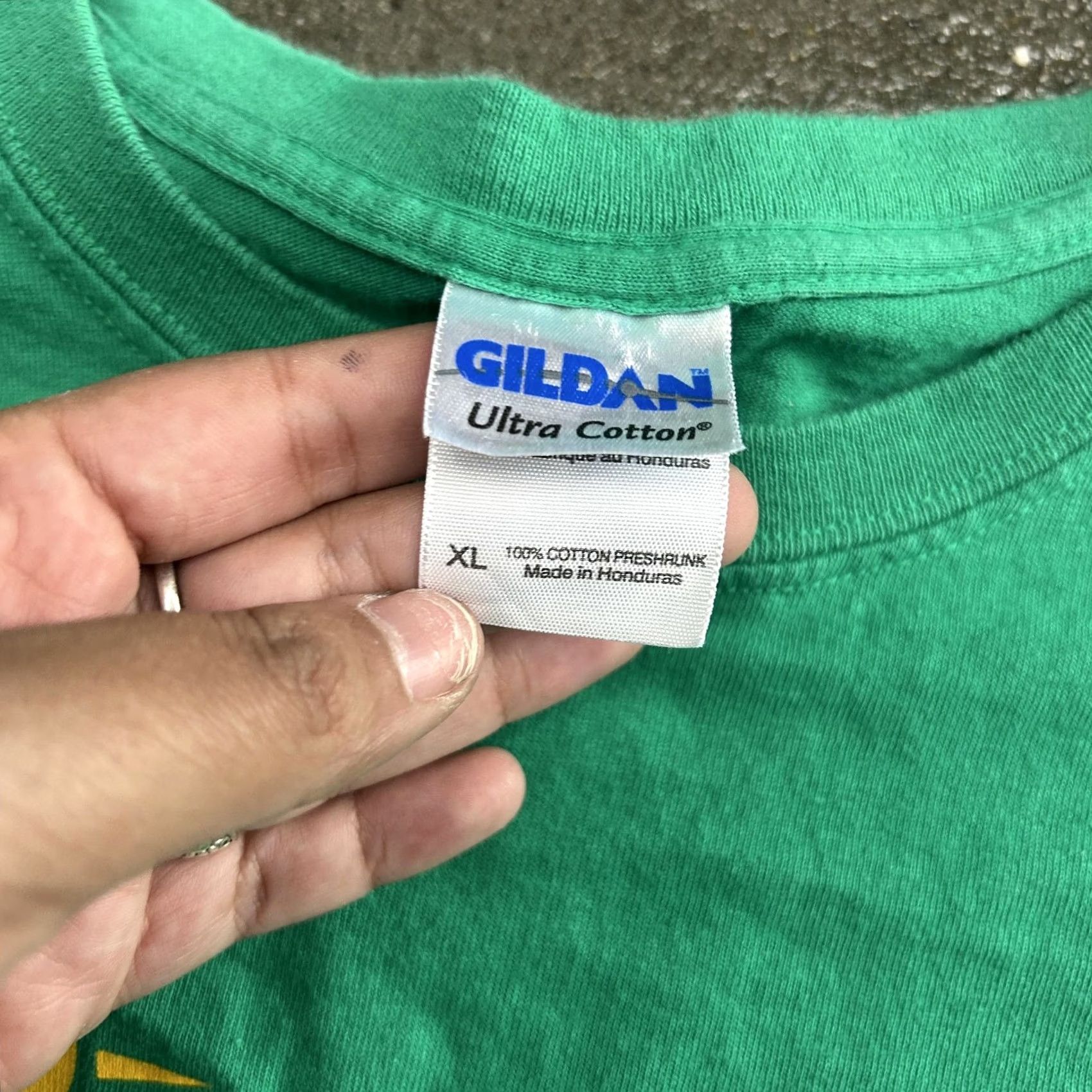 Gildan VINTAGE The Jazz Cruise Shirt Mens XL Green Gildan Ultra Cotton 2012 Graphic Tee Size US XL / EU 56 / 4 - 4 Thumbnail