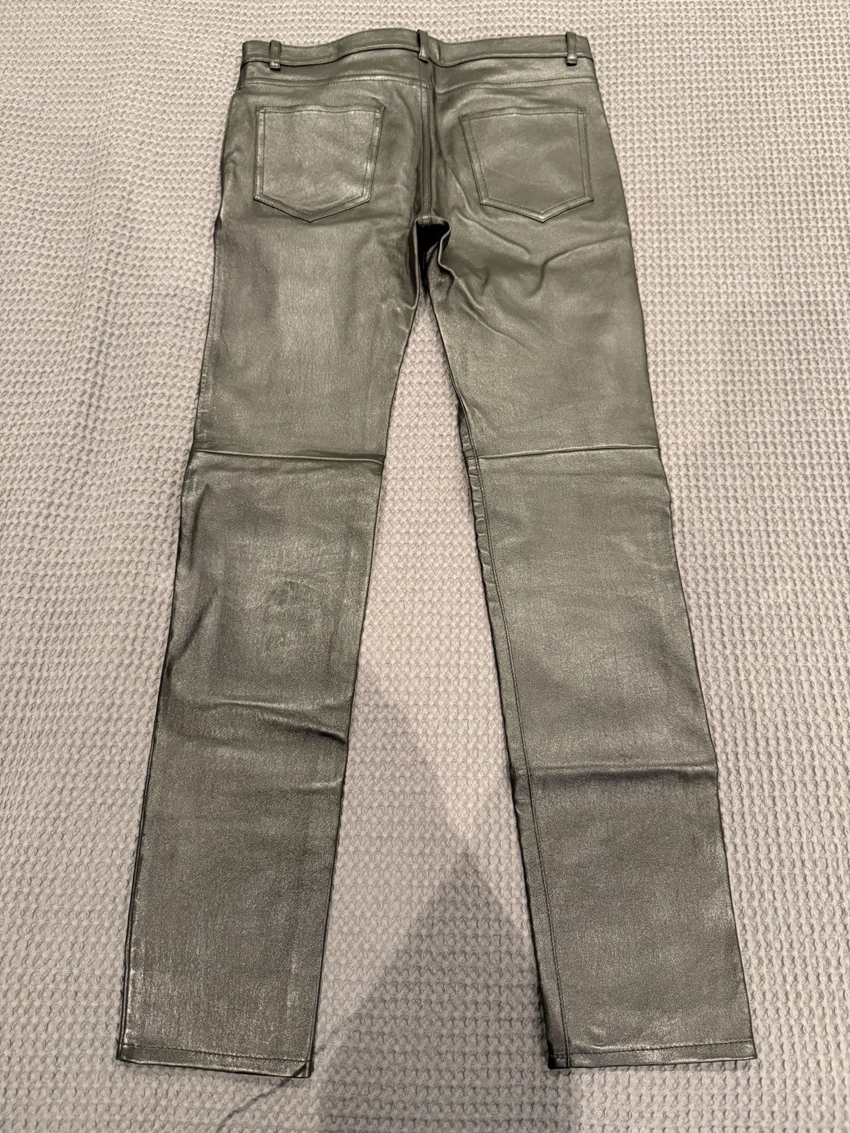 Saint Laurent Paris Saint Laurent Leather Pants Size US 32 / EU 48 - 3 Thumbnail