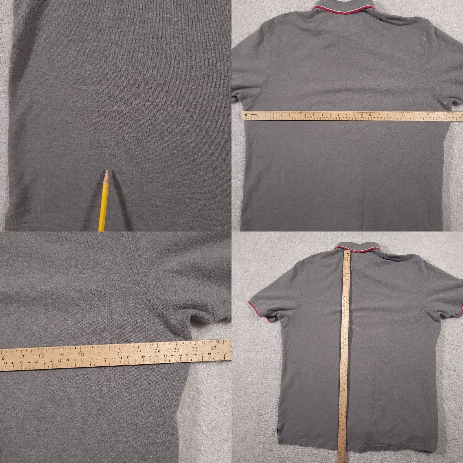Vintage Trademark Polo Shirt Mens XXL 2XL Gray Golf Short Sleeve Size US XXL / EU 58 / 5 - 8 Thumbnail