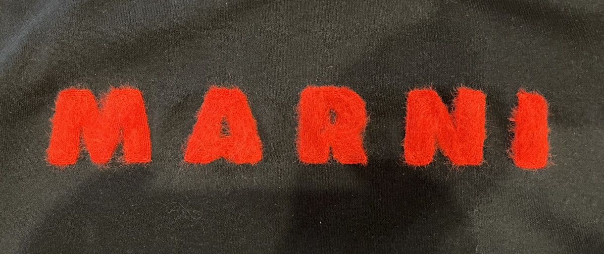 Marni Marni Logo flocked Tshirt Size US XL / EU 56 / 4 - 8 Thumbnail