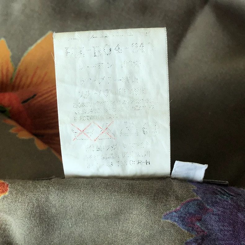 Yohji Yamamoto Floral Silk Shirt by Yohji Yamamoto-2505 Size US L / EU 52-54 / 3 - 6 Thumbnail