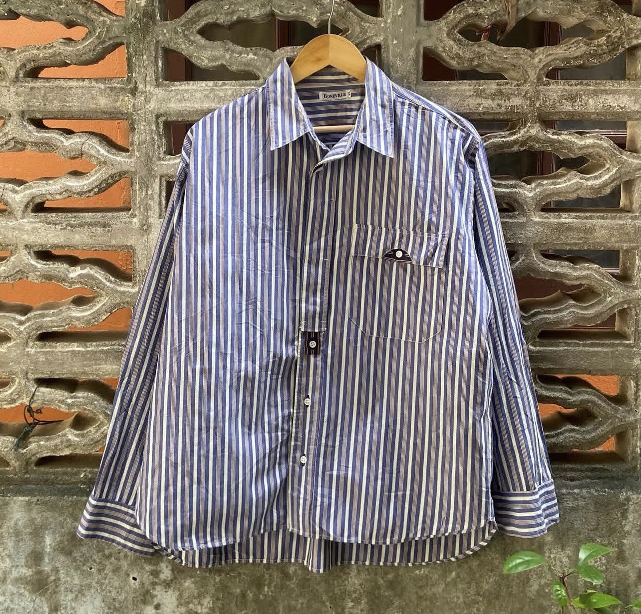 Boneville Vintage Bonevill By C.P. Company Shirt Rare Design Size US XL / EU 56 / 4 - 1 Thumbnail