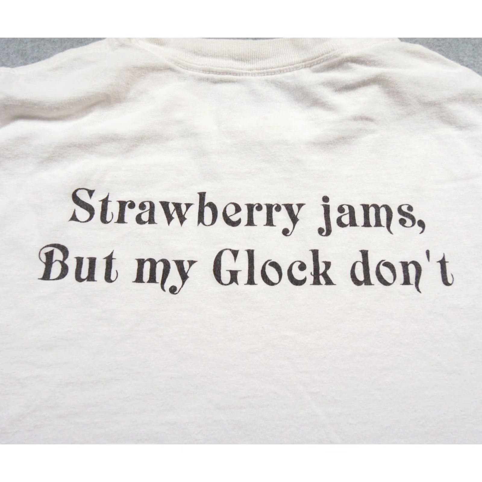 Vintage VINTAGE Strawberry Shirt Mens Medium White Ben Baller Strawberry Jams Tee Streetwear Size US M / EU 48-50 / 2 - 4 Thumbnail