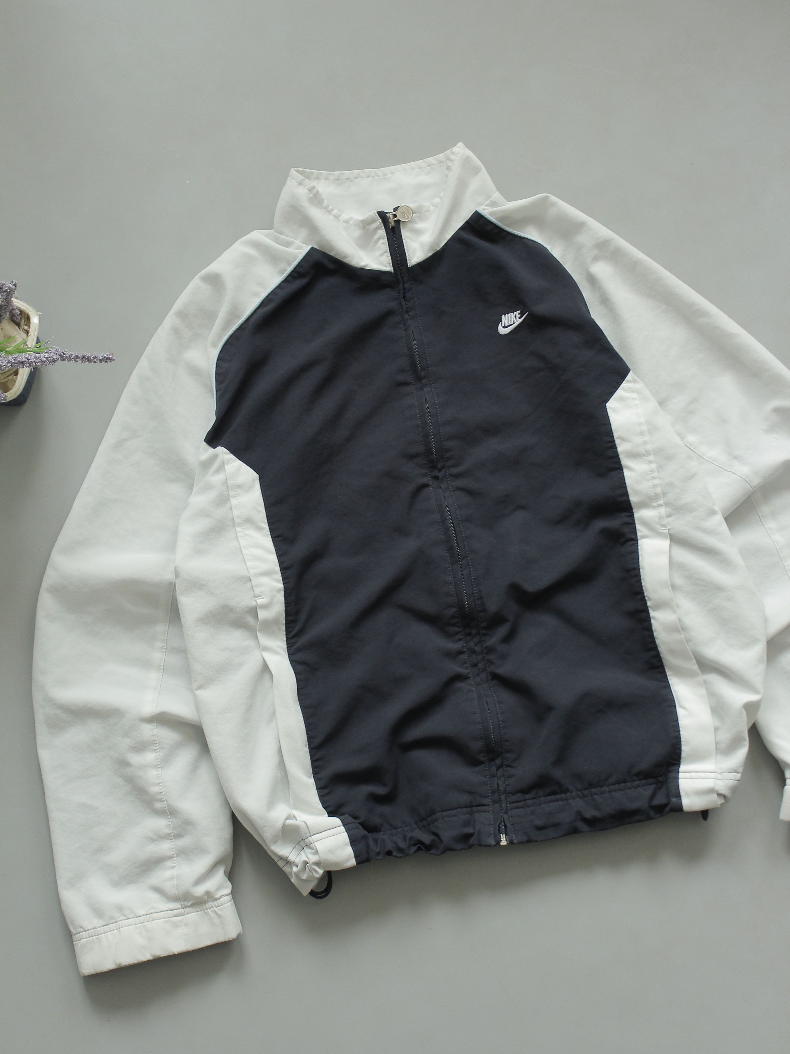 Nike × Vintage Nike Vintage Light Track Jacket Swoosh Embroidery Mens Zip Size US M / EU 48-50 / 2 - 2 Thumbnail