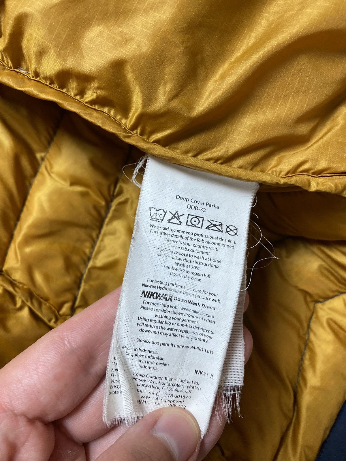 Rab Rab Down Puffer Deep Cover Parka Jacket Size XS / US 0-2 / IT 36-38 - 7 Thumbnail