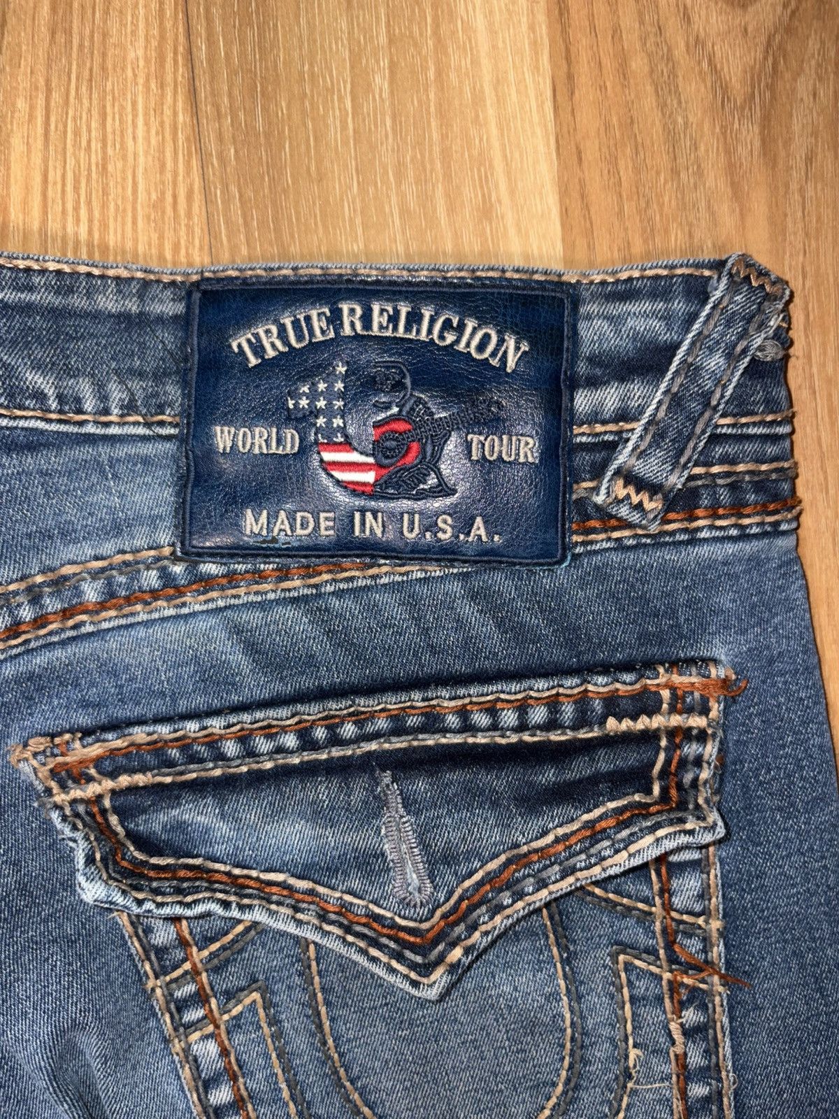 True Religion True Religion Ricky Relaxed Straight Super T Made in USA Size US 36 / EU 52 - 7 Thumbnail