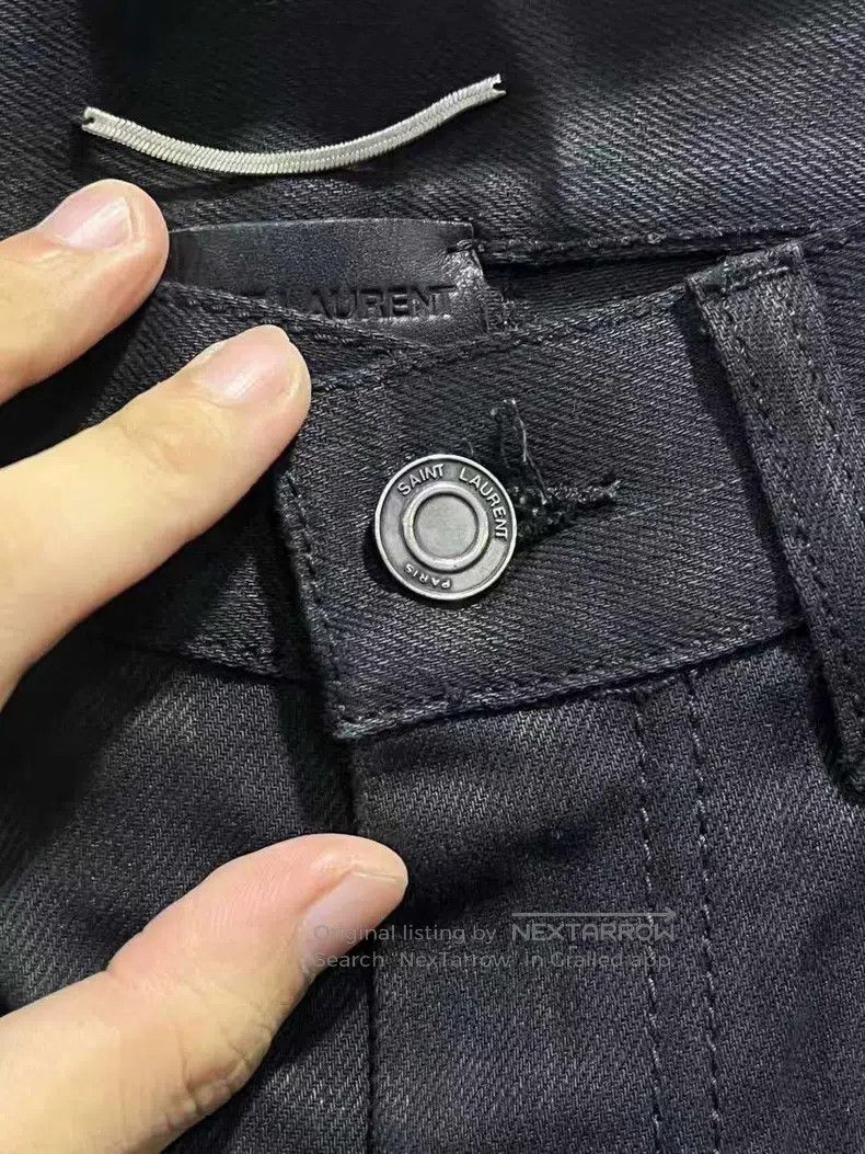 Saint Laurent Paris Saint Laurent Paris size M Zipper Biker Leather Pants Size US 32 / EU 48 - 6 Thumbnail