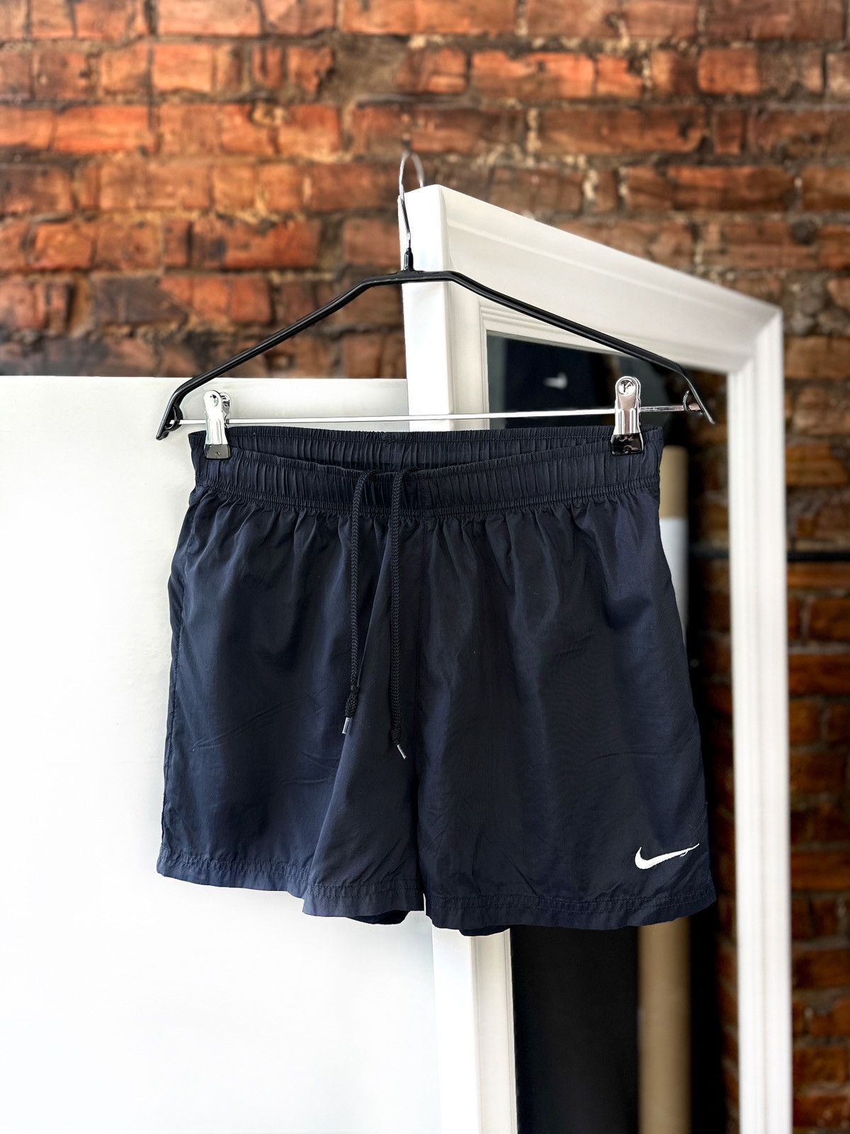Nike × Vintage Vintage Women’s Nike Shorts Black Size: M Size 30" / US 8 / IT 44 - 1 Thumbnail