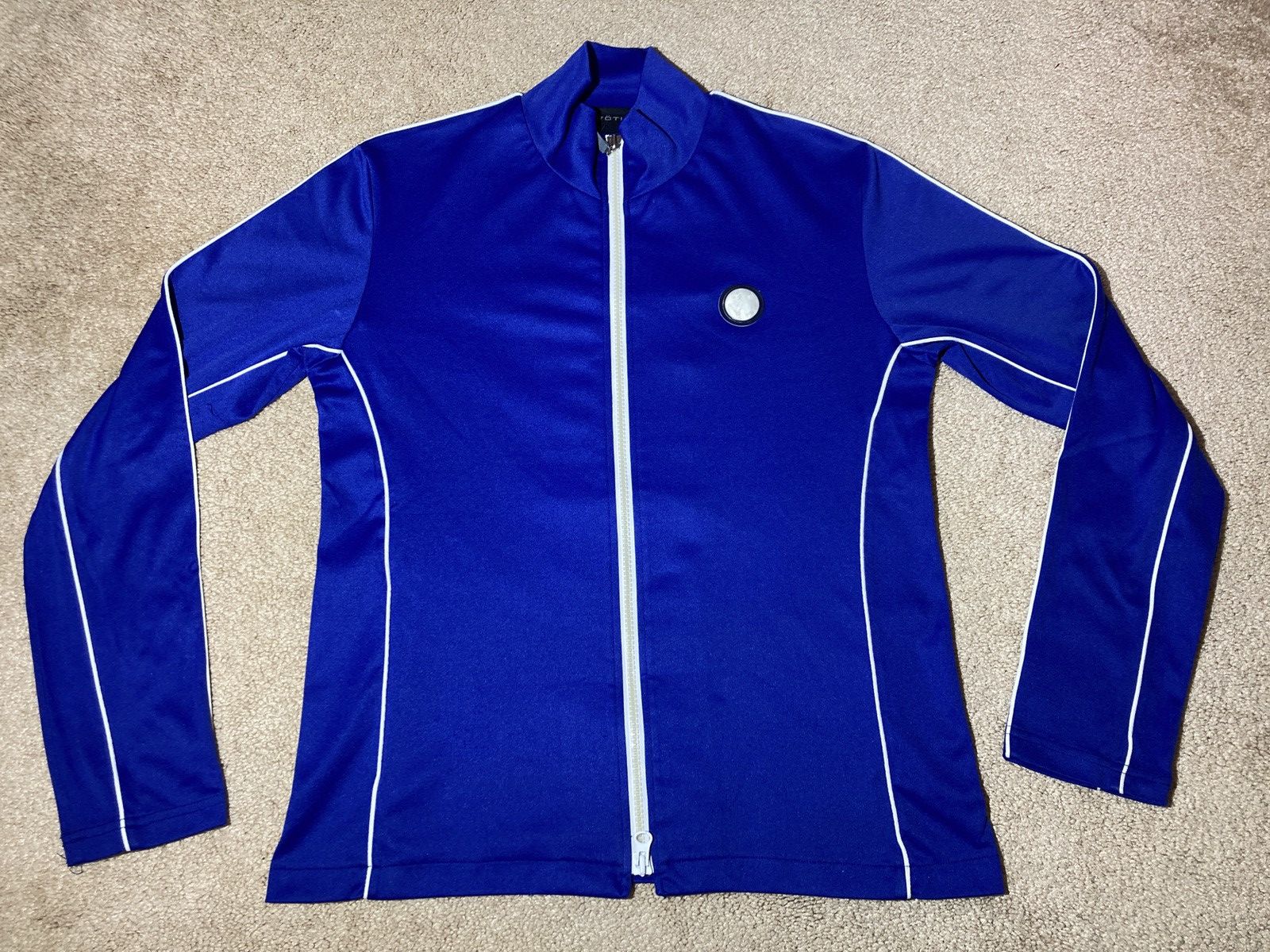 Beauty Beast × Japanese Brand × Vintage 1999 Fotus Track Jacket Blue Glow Dark 90s Piping Striped Size US S / EU 44-46 / 1 - 2 Thumbnail