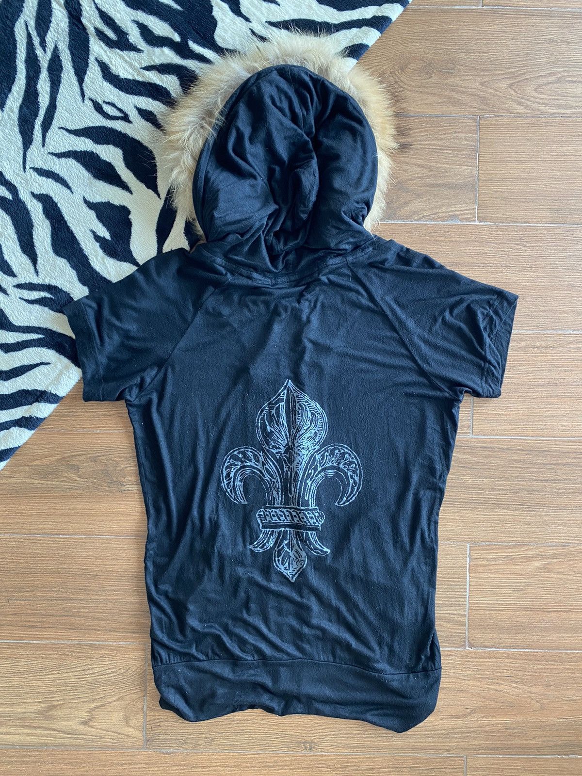 Hysteric Glamour Japanese poem Faux Fur Hoodie Chrome Hearts styled Size US L / EU 52-54 / 3 - 2 Thumbnail