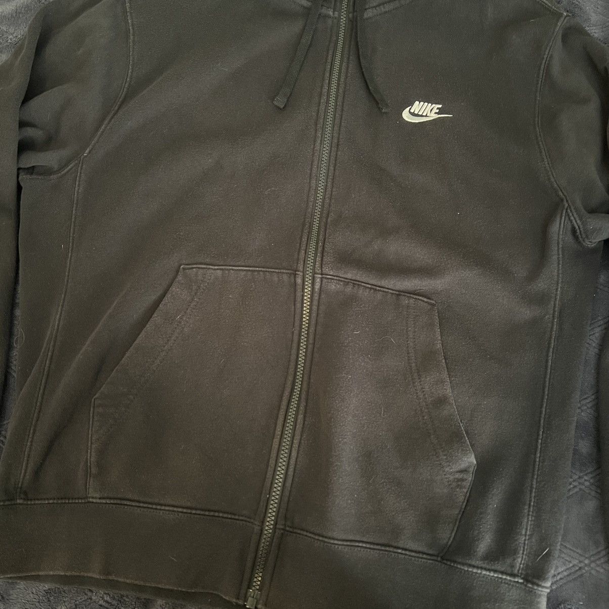 Nike Nike Black Zip-Up Hoodie Size M Size US M / EU 48-50 / 2 - 7 Thumbnail