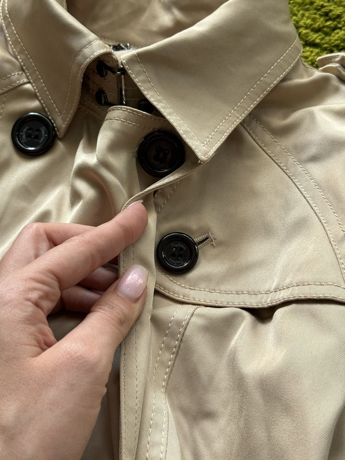 Burberry × Designer Burberry nova check iconic belted trench coat jacket Size XS / US 0-2 / IT 36-38 - 8 Thumbnail