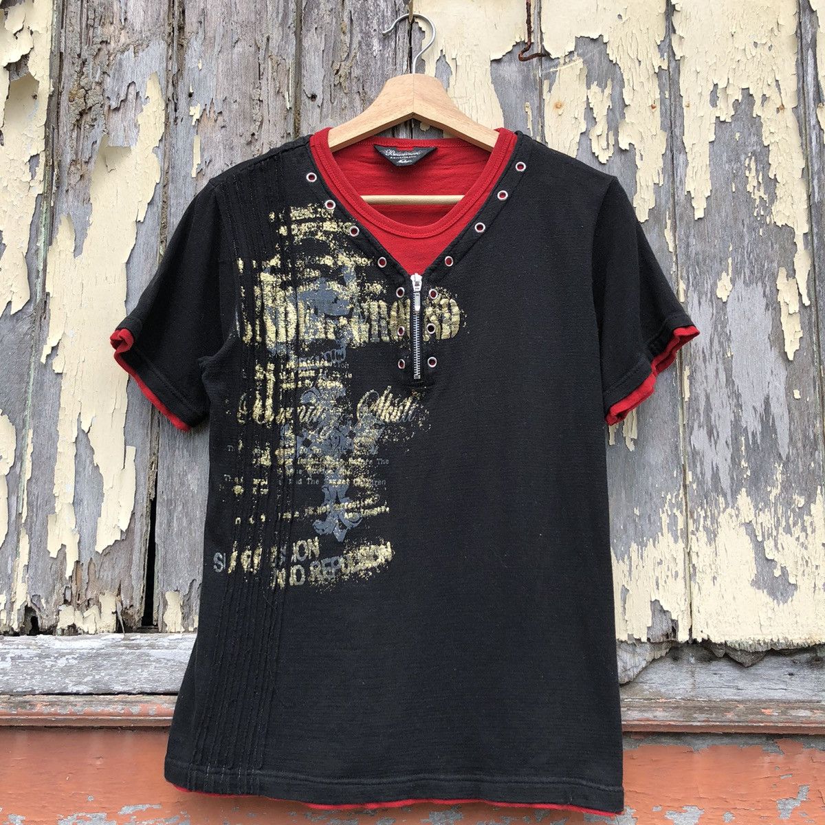 Japanese Brand 🔥Rare🔥 Beawmeve Punk Style Tshirt Size US M / EU 48-50 / 2 - 1 Thumbnail