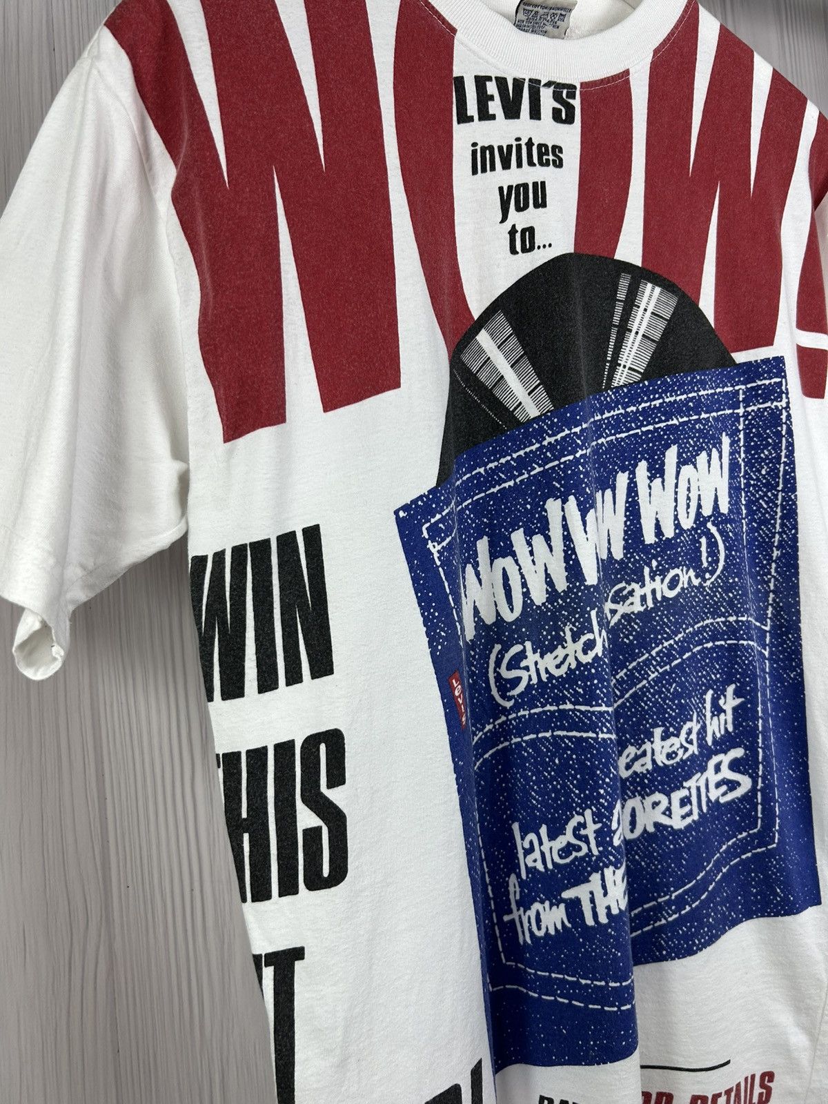 Levi's Vintage Clothing Rare Limited Vintage Levi’s WOW Big Print Size M Size US M / EU 48-50 / 2 - 5 Thumbnail