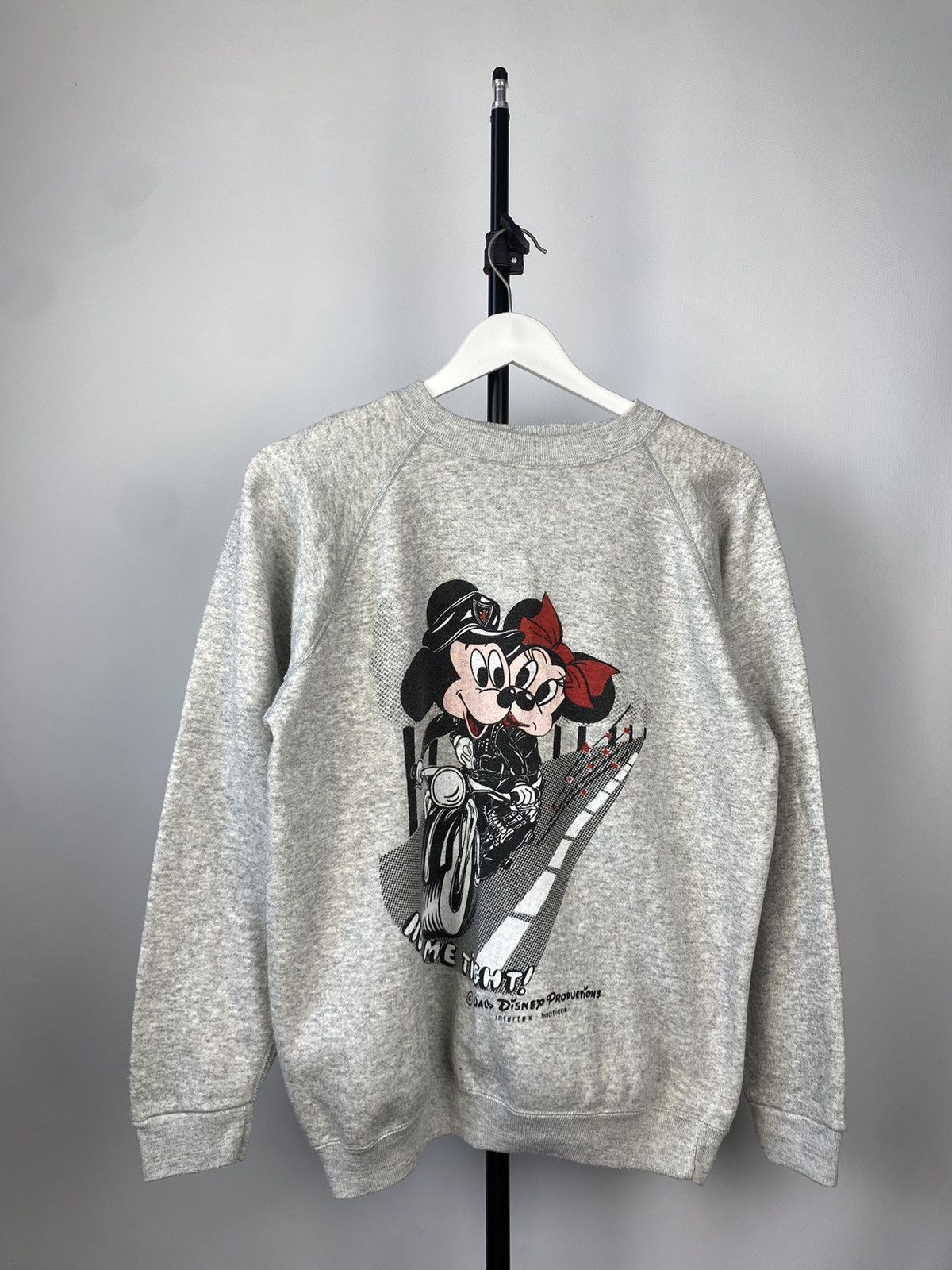 Cartoon Network × Disney × Vintage 80s Disney BIKER MOTO Mickey Mouse crewneck sweatshirt Size US M / EU 48-50 / 2 - 1 Thumbnail