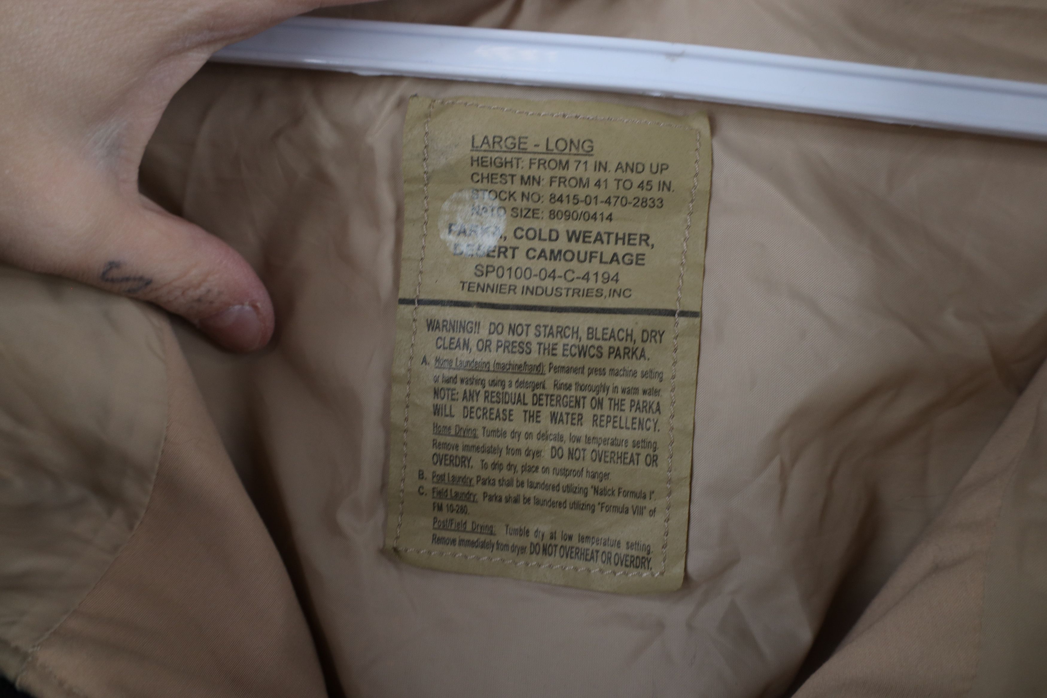 Vintage Vintage USGI Desert Camouflage Cold Weather Parka Jacket Size US L / EU 52-54 / 3 - 10 Thumbnail