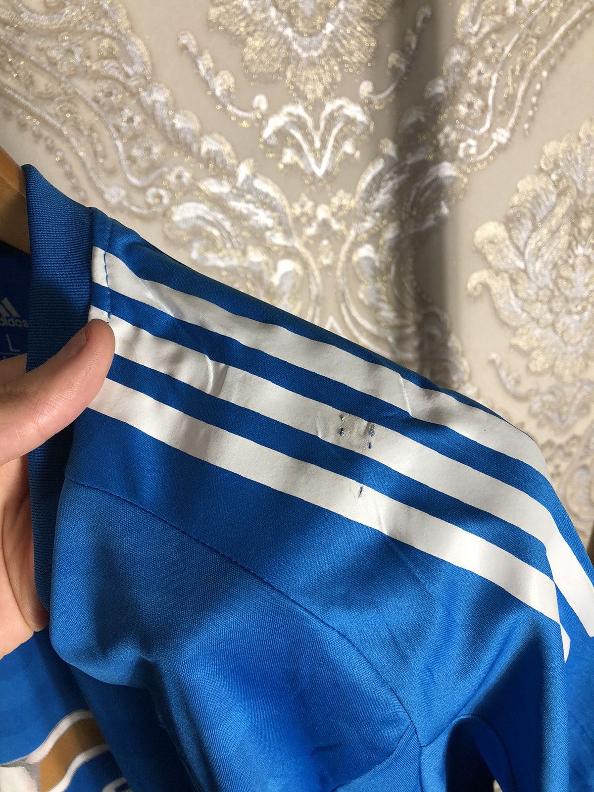 Vintage ADIDAS FC MANCHESTER UNITED ENGLAND SOCCER JERSEY RETRO Y2K Size US L / EU 52-54 / 3 - 4 Thumbnail