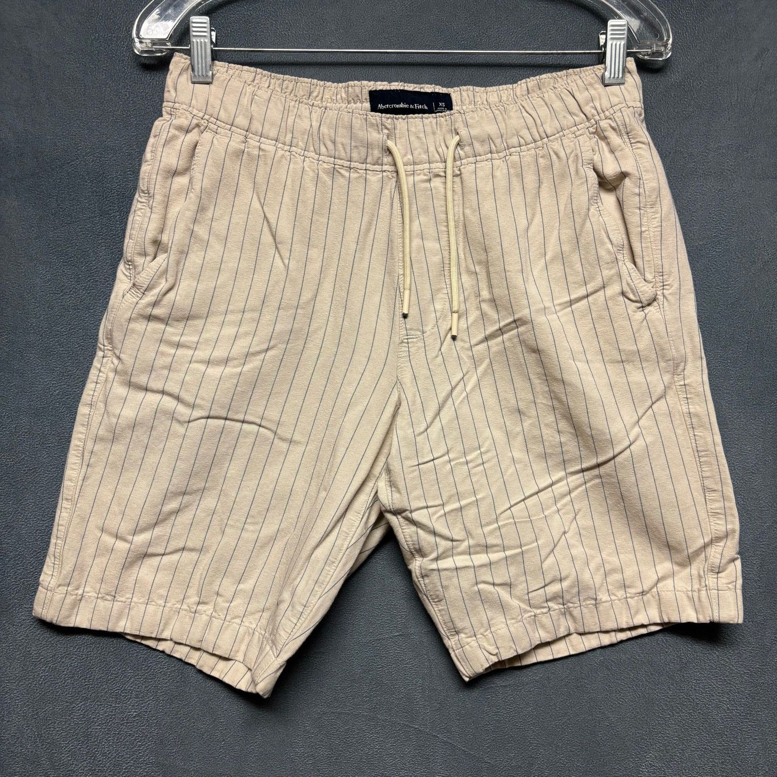 Abercrombie & Fitch Abercrombie & Fitch Linen Blend Shorts Summer Pin Striped XS Size US 29 - 1 Thumbnail