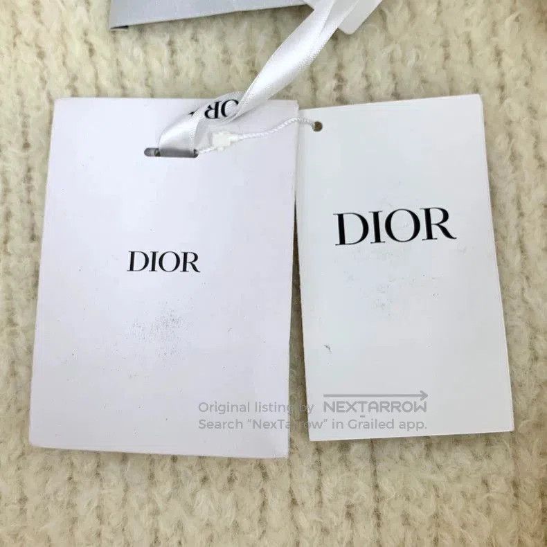 Dior Dior Logo Embroidered Wool Collared Jacket. Size US XS / EU 42 / 0 - 6 Thumbnail