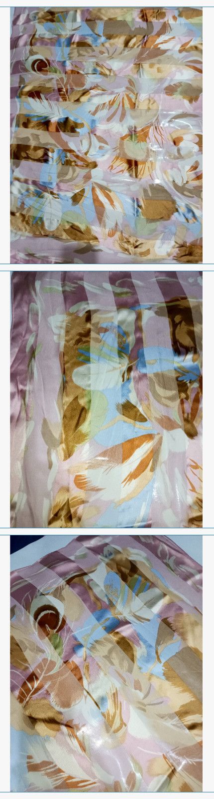 Pierre Balmain PIERRE BALMAIN PARIS Flowers Pink Gold Vintage Silk Scarf Size ONE SIZE - 12 Thumbnail