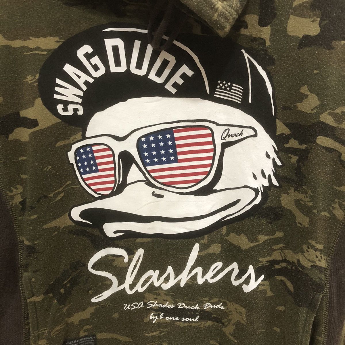 Duck Head Camo Swag Duck Dude Slashers Sweatshirt Hodie Size US M / EU 48-50 / 2 - 4 Thumbnail