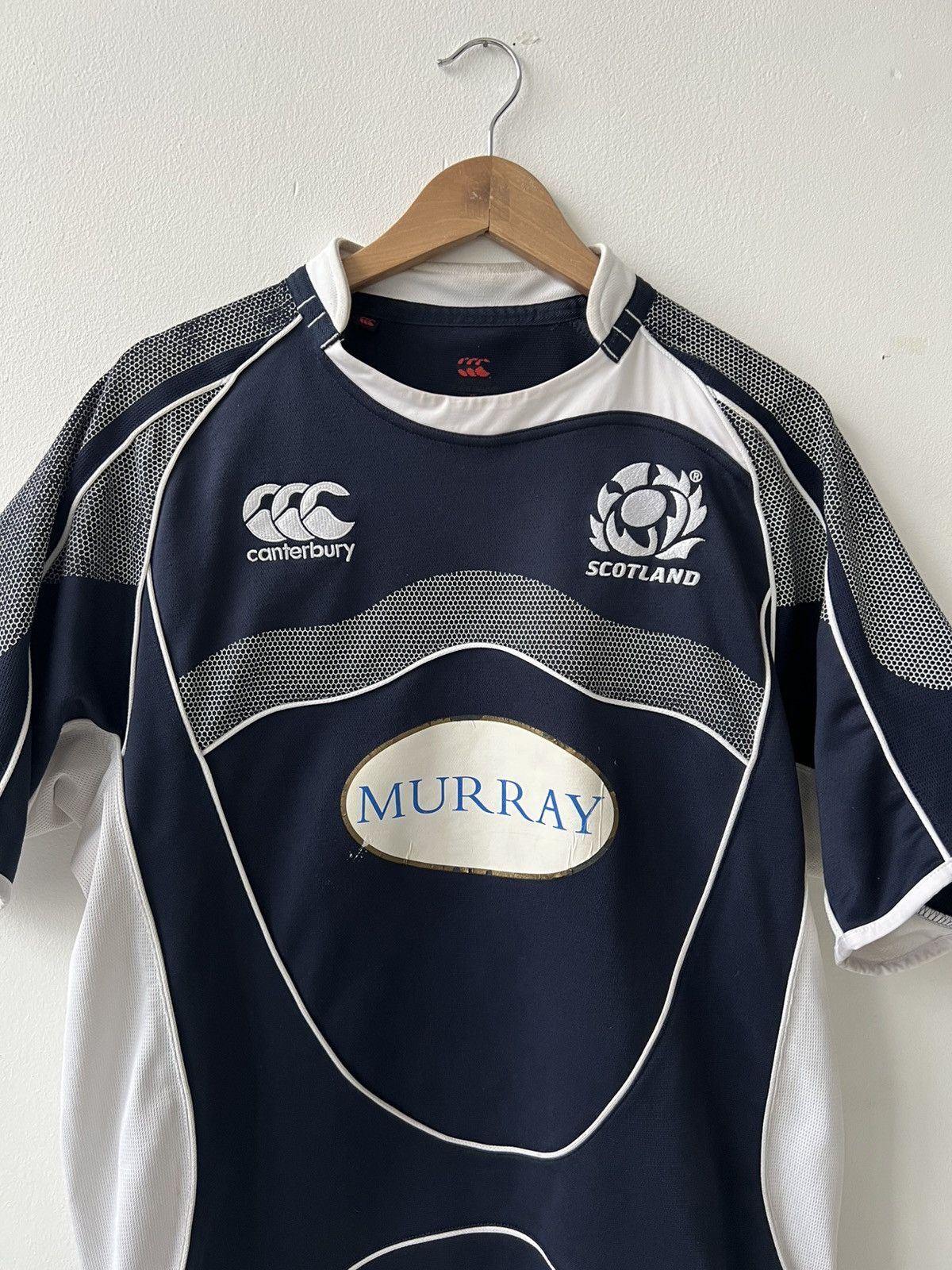 Canterbury of New Zealand × Vintage 🩸RARE🩸Canterbury Scotland Rugby 2008 Vintage Jersey Size US L / EU 52-54 / 3 - 7 Thumbnail
