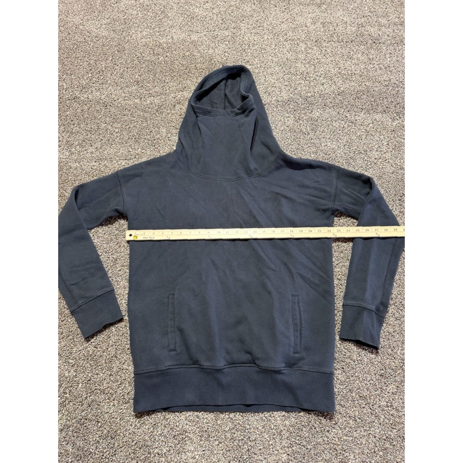 Vintage ZYIA Womens Hoodie Pullover Cowl Neck Oversized Black L Size Large Size L / US 10 / IT 46 - 6 Thumbnail