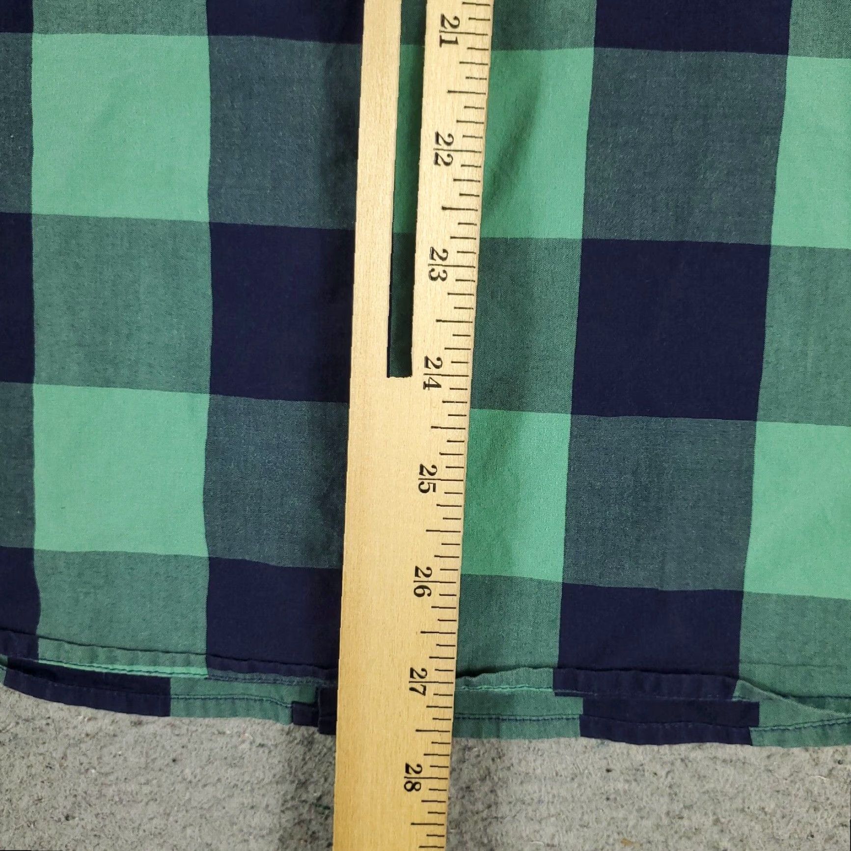 UNTUCKit UNTUCKit Shirt Mens L Green Check Button Up Long Sleeve Size US L / EU 52-54 / 3 - 4 Thumbnail