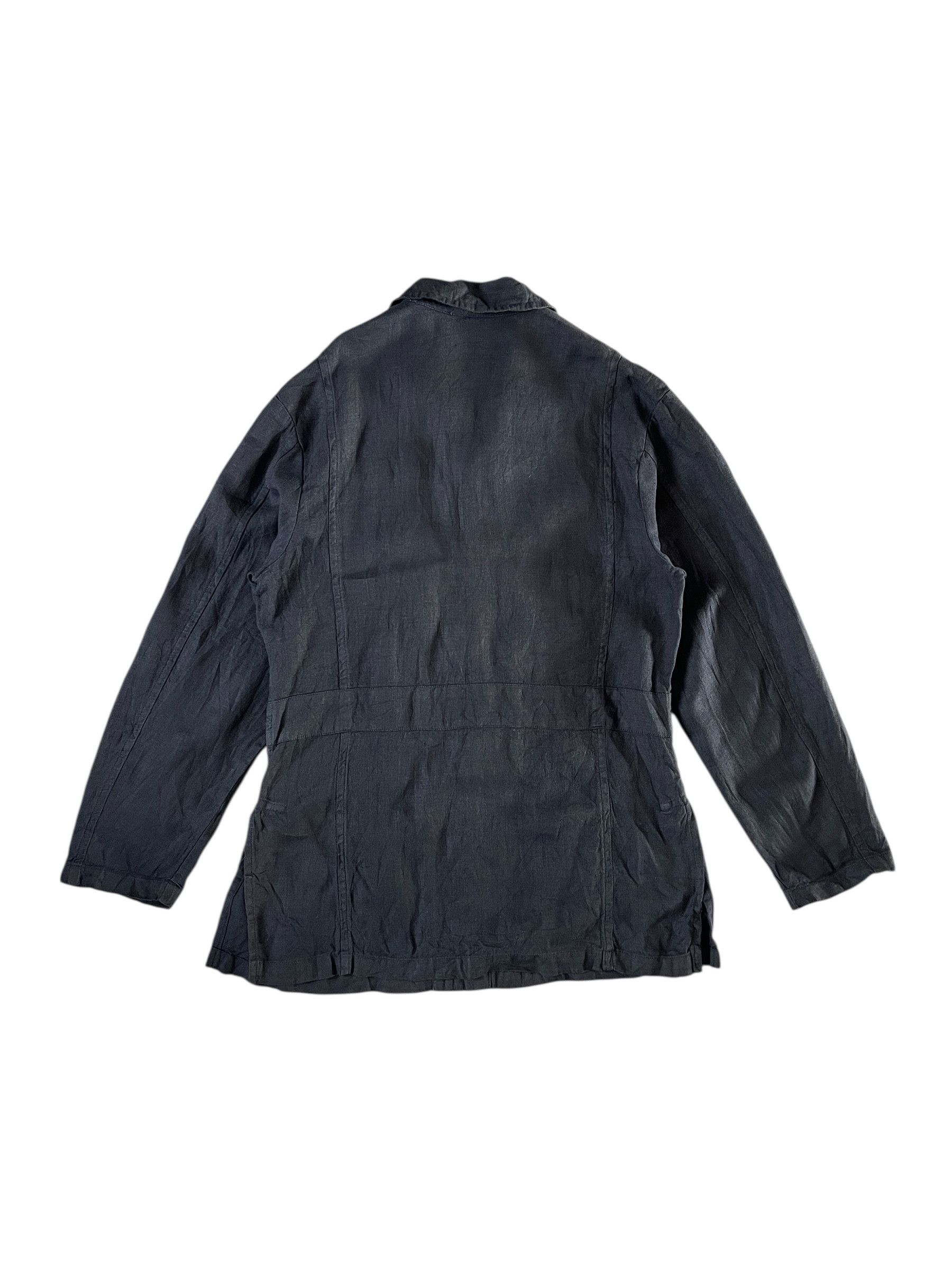 Henry Cotton's Henry Cotton’s Made in Italy Utility Navy Linen Jacket Size US S / EU 44-46 / 1 - 2 Thumbnail