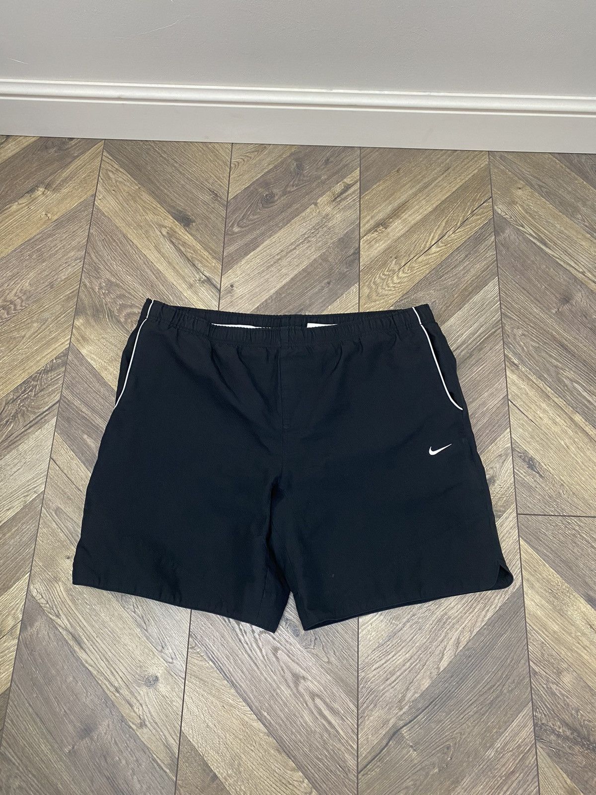 Nike × Vintage Vintage Nike Swim Shorts Trunks Y2K Embroidered logo Size US 35 - 2 Thumbnail
