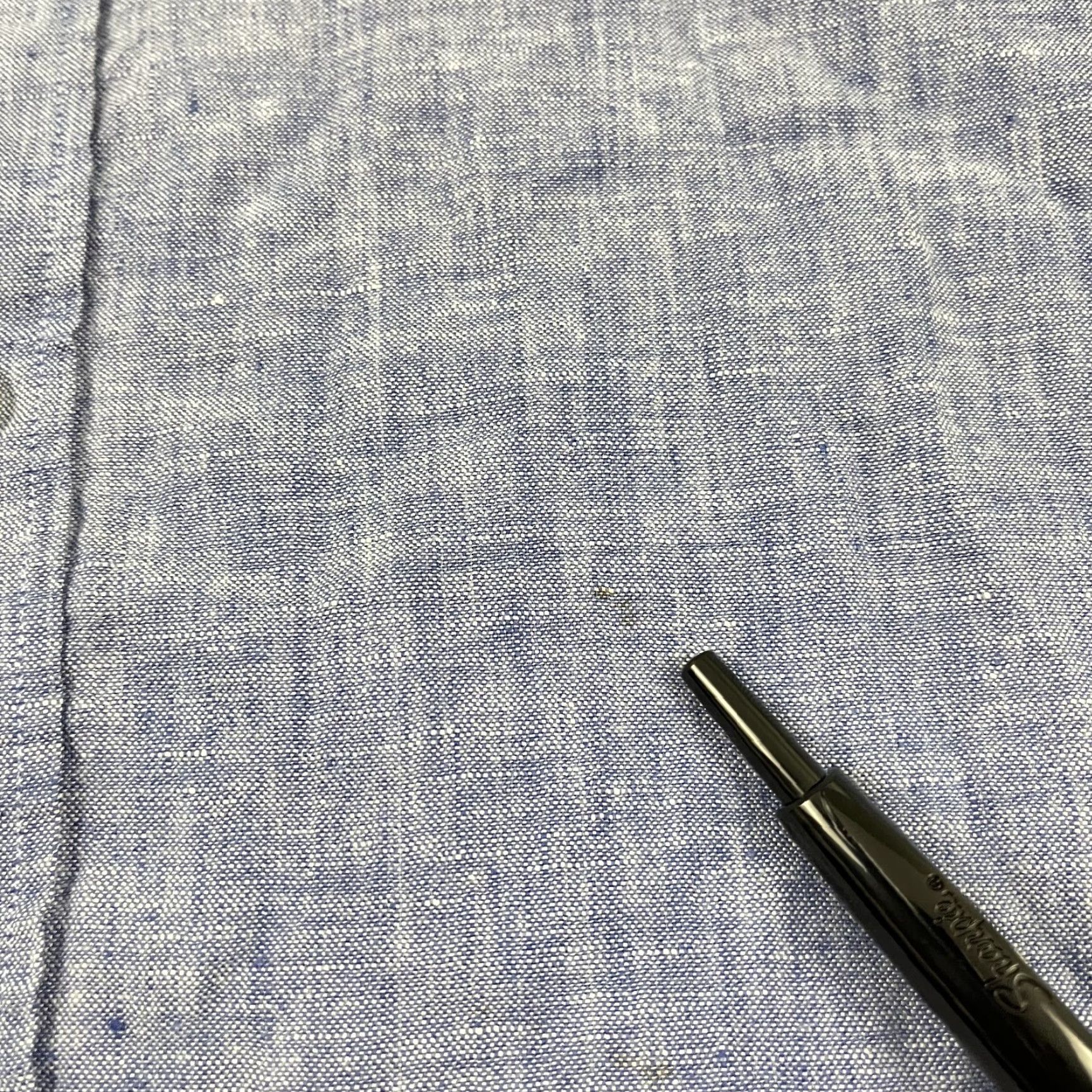 UNTUCKit UNTUCKit Shirt Mens L Blue 100% Linen Button-Up Short Sleeve Casual Summer Size US L / EU 52-54 / 3 - 7 Thumbnail