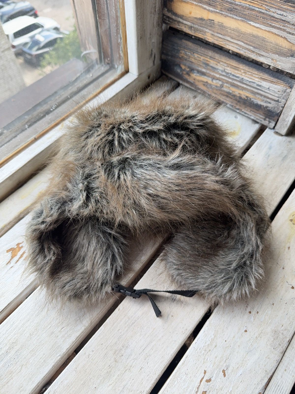 Hysteric Glamour Y2K American Vintage Fuzzy Hat Mohair Ushanka Beauty Beast Size ONE SIZE - 2 Thumbnail