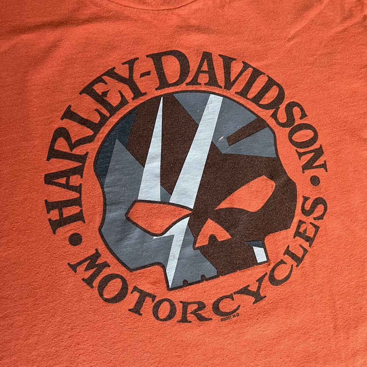 Harley Davidson × Vintage Vintage Harley Davidson Skull Eagle Graphic Logo Tee Shirt Size US XL / EU 56 / 4 - 5 Thumbnail