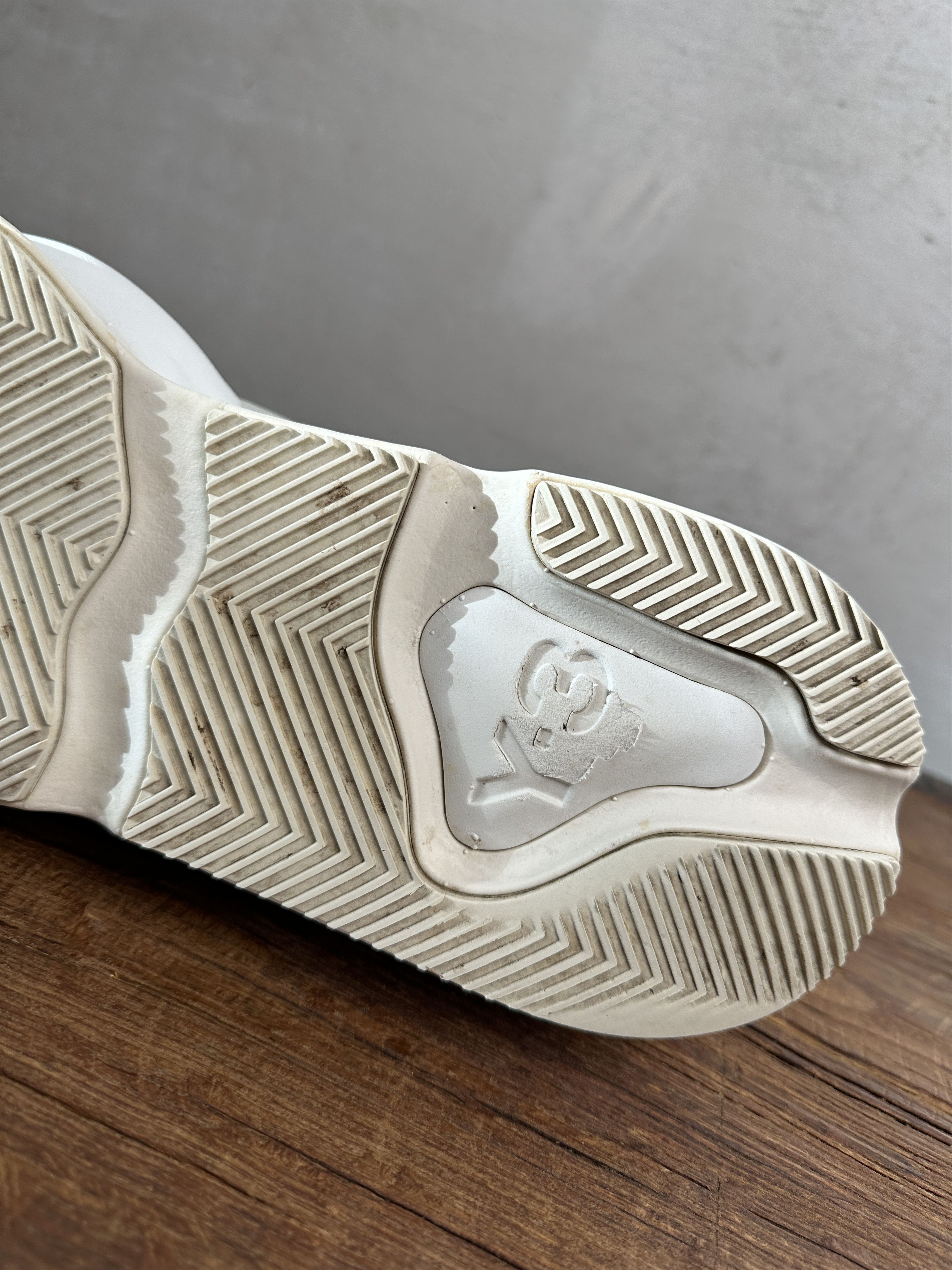 Adidas Y-3 Kaiwa Leather White Black Size US 10.5 / EU 43-44 - 9 Thumbnail